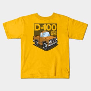 D100 - 1976 (Chrome Yellow) Kids T-Shirt